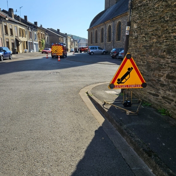 Les pompiers en exercice Les pompiers en exercice