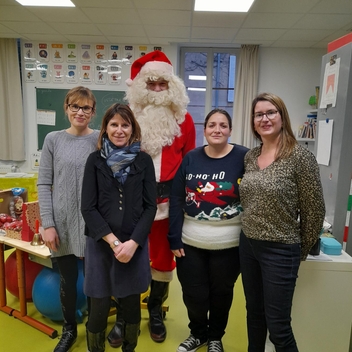 Visite du père Noel Visite du père Noel