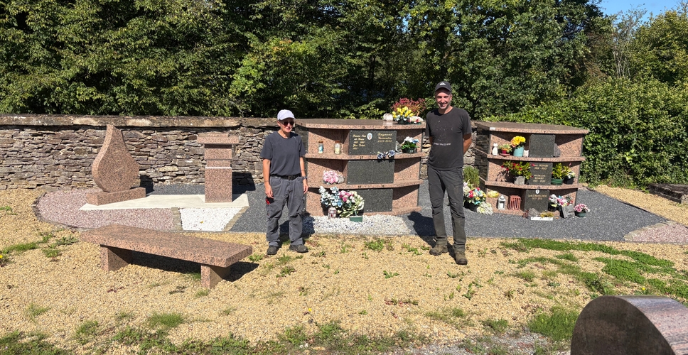 Aménagement du Columbarium du cimetière 