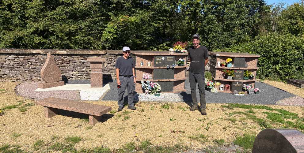 Aménagement du Columbarium du cimetière 