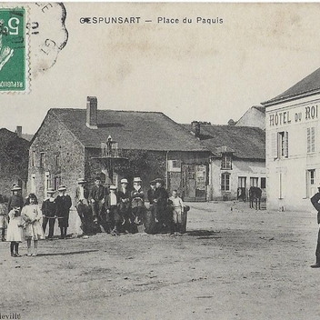 Place des Paquis, jet d’eau et hôtel du Roi Dagobert