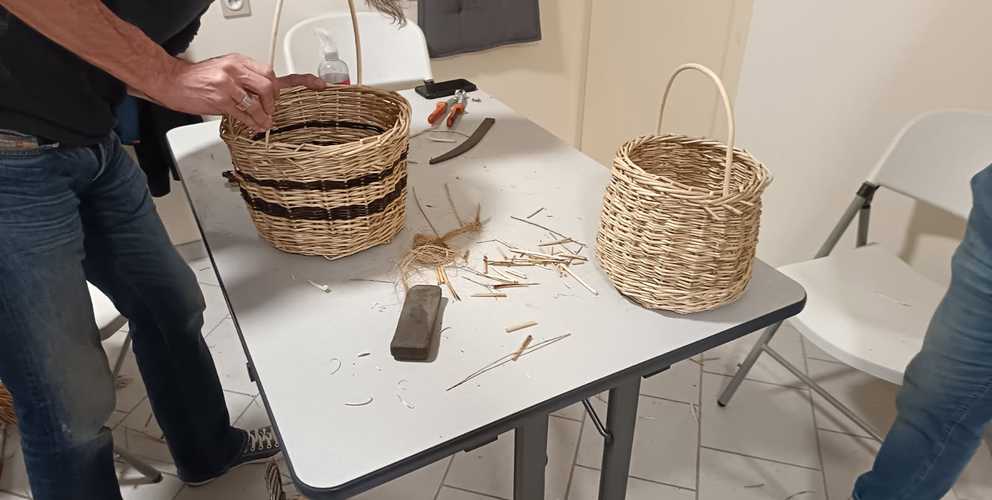 Atelier vannerie du 12 novembre : une belle réussite !