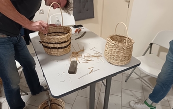 Atelier vannerie du 12 novembre : une belle réussite !
