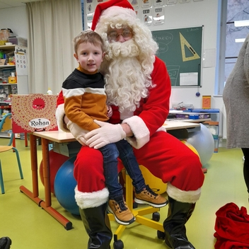 Visite du père Noel Visite du père Noel