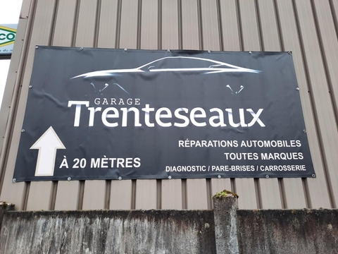 Façade garage Trenteseaux