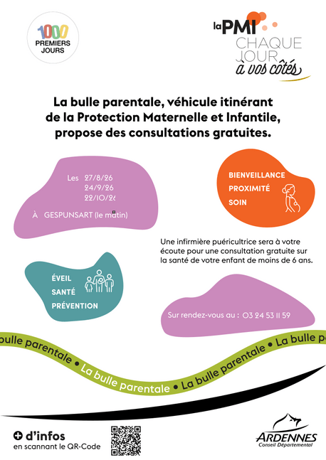 Le Bus « Bulle Parentale » bientôt dans notre commune