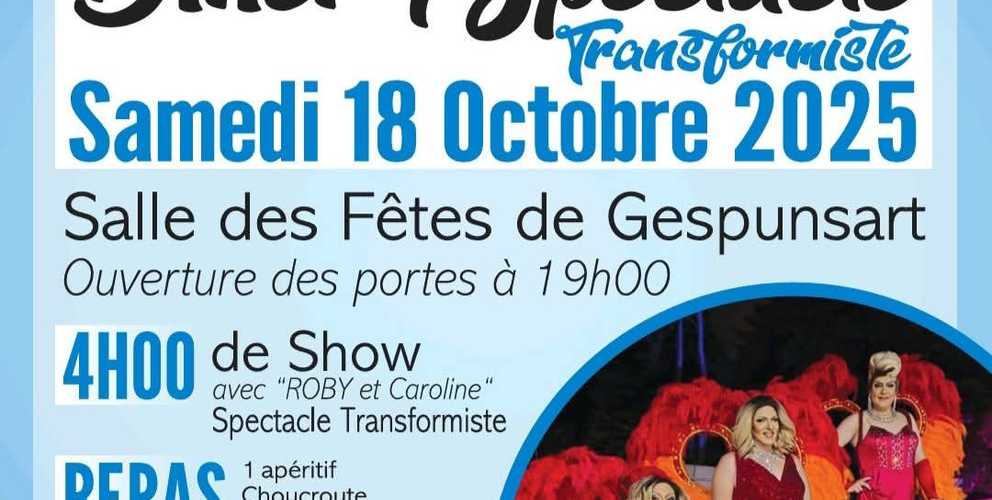 Diner spectacle transformiste