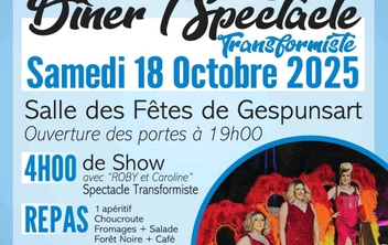 Diner spectacle transformiste