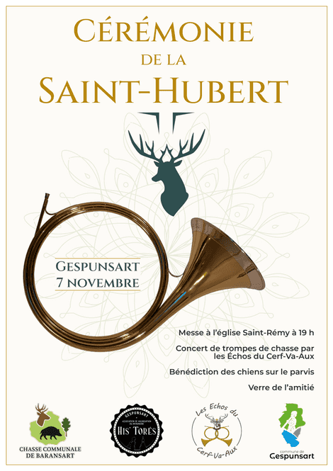 Première édition de la Messe de Saint Hubert dans notre village