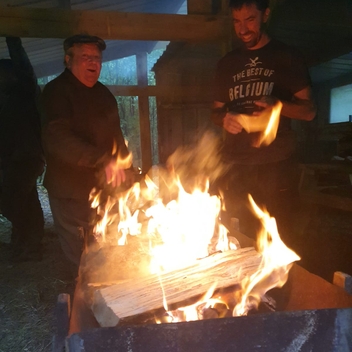 Inauguration de la cabane de chasse remise en état Inauguration de la cabane de chasse remise en état