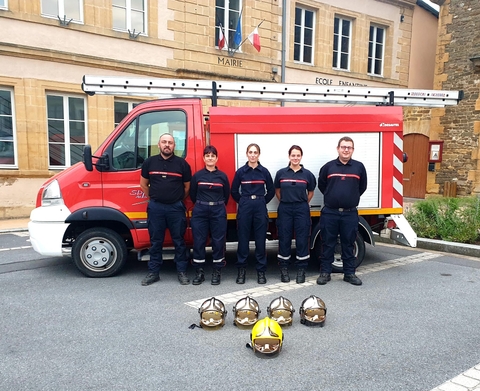 Equipe des pompiers volontaires de Gespunsart