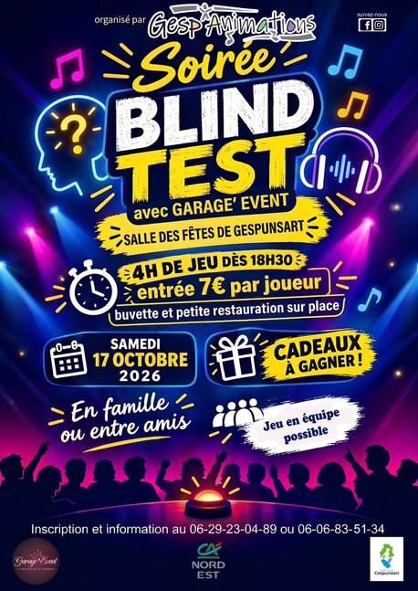 Soirée blind test