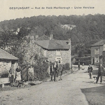 Rue de Hellé et lavoir du Malbrough