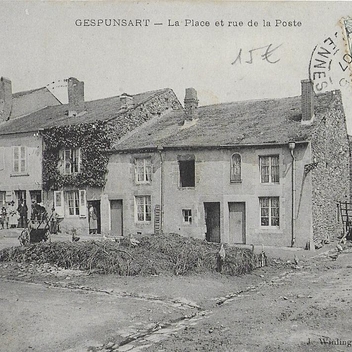 Place de l’Église et rue de la Poste