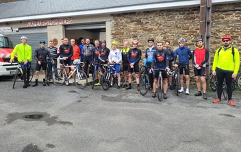 Les sangliers à vélo font une halte à Gespunsart