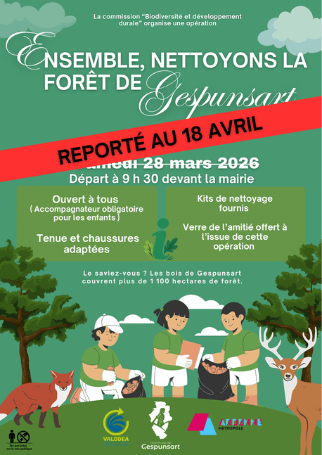 Nettoyons la forêt