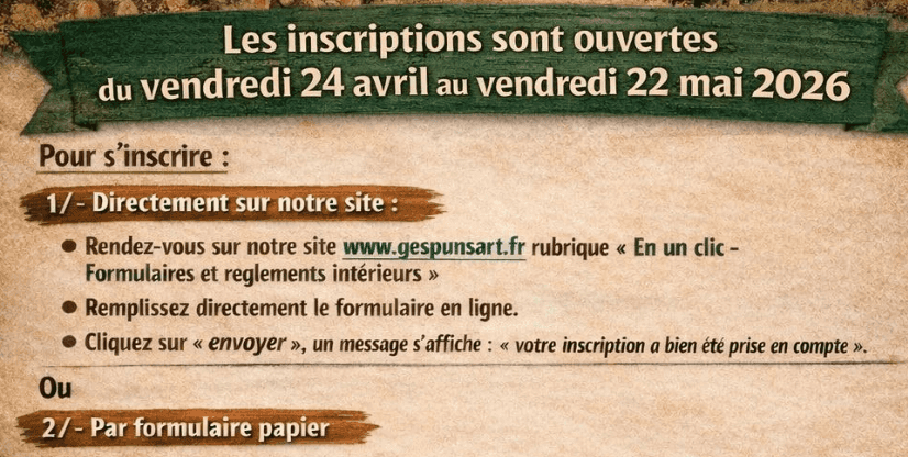 Inscription au part affouagère