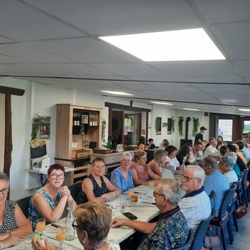 Un repas convivial pour clôturer la saison sportive