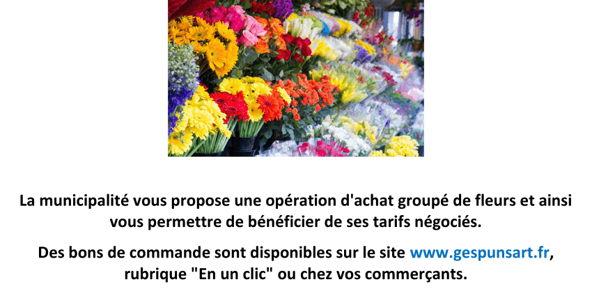 Commande de fleurs