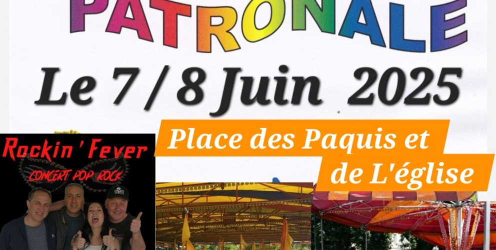 Fête patronale les 7 et 8 juin