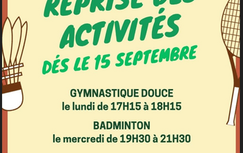 Reprise des activités avec Omnisports