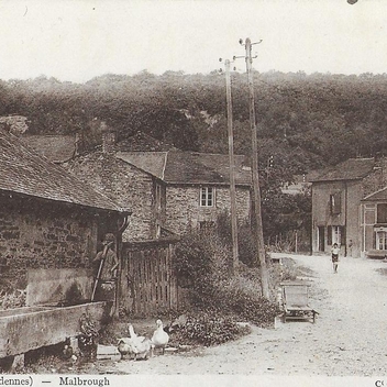 Rue de Hellé et lavoir du Malbrough