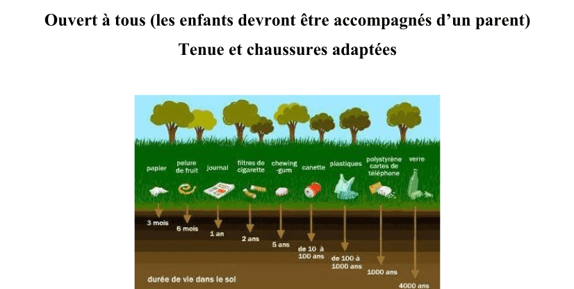 Opération "Nettoyons la forêt"