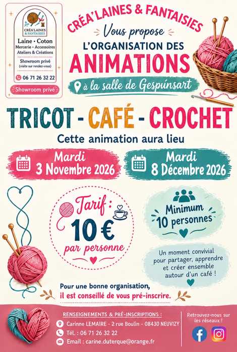 Atelier Tricot - Café - Crochet