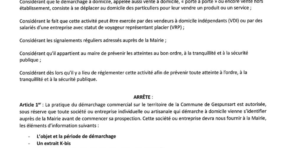Protection des habitants : une nouvelle réglementation du démarchage à domicile