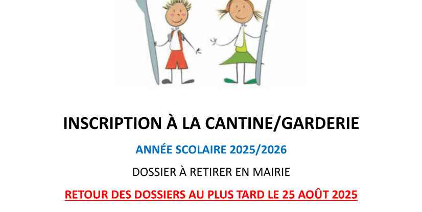 Rentrée scolaire 2025/2026