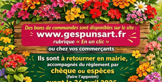 Commande de fleurs