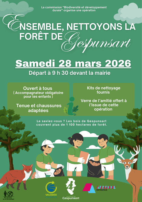 Nettoyons la forêt