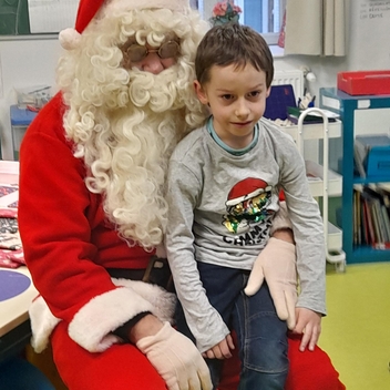 Visite du père Noel Visite du père Noel